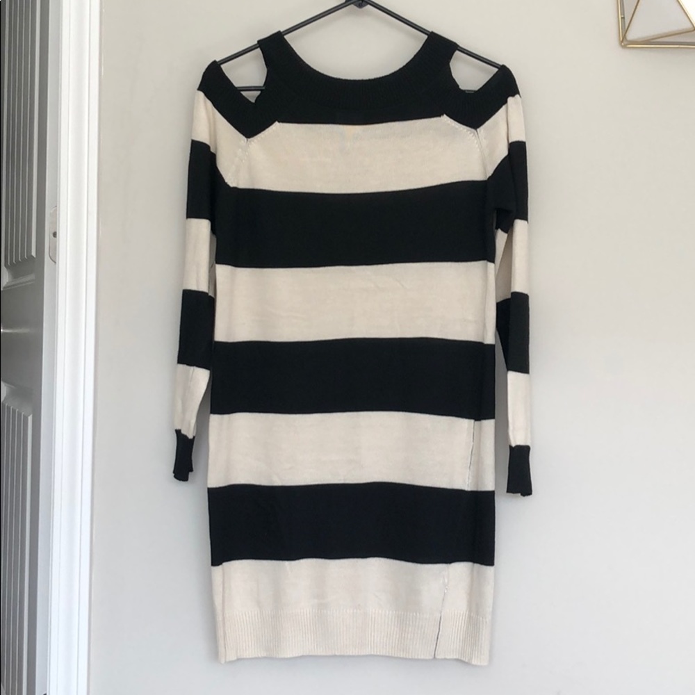 Hayden Los Angeles striped long sleeve dress!